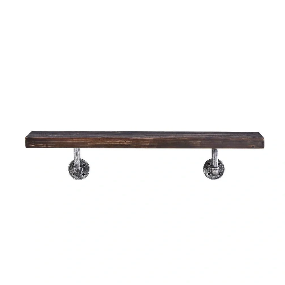 Industrial wall shelf